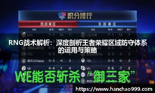 RNG战术解析：深度剖析王者荣耀区域防守体系的运用与策略