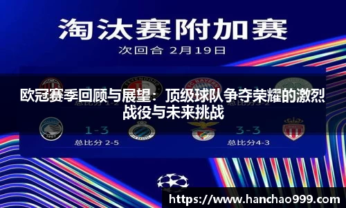 欧冠赛季回顾与展望：顶级球队争夺荣耀的激烈战役与未来挑战