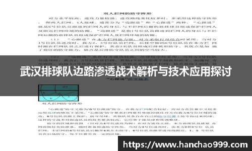 武汉排球队边路渗透战术解析与技术应用探讨