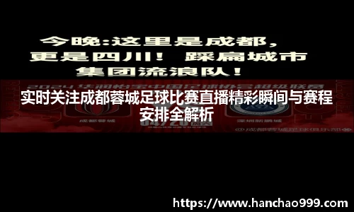 实时关注成都蓉城足球比赛直播精彩瞬间与赛程安排全解析