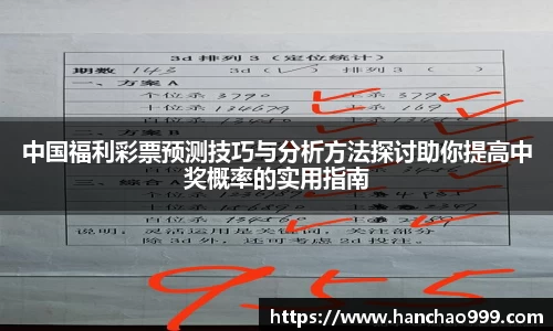 中国福利彩票预测技巧与分析方法探讨助你提高中奖概率的实用指南